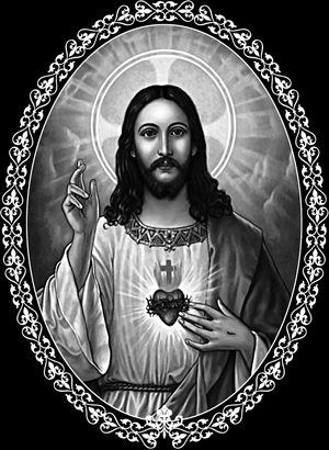 Икона Иисус - картинки для гравировки
